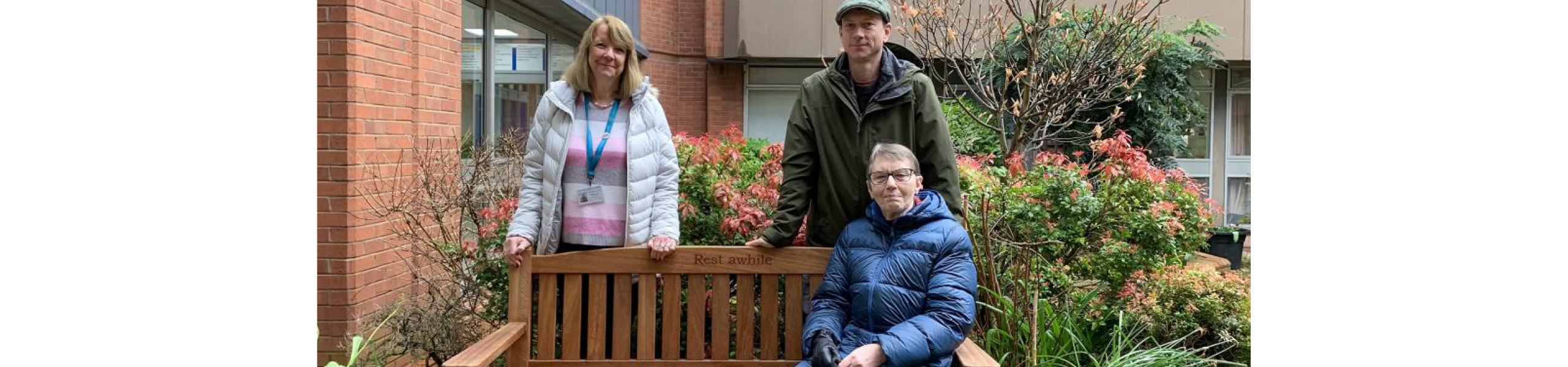 Dr Brereton remembered with wooden bench in Friarage garden